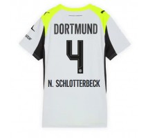 Borussia Dortmund Nico Schlotterbeck #4 Koszulka Wyjazdowa damskie 2025-26 Krótki Rękaw